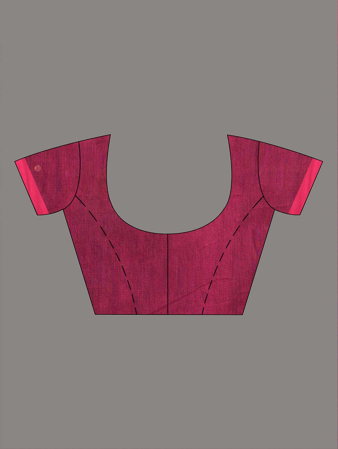 women brown handloom saree with blouse - 22060840 -  Standard Image - 5