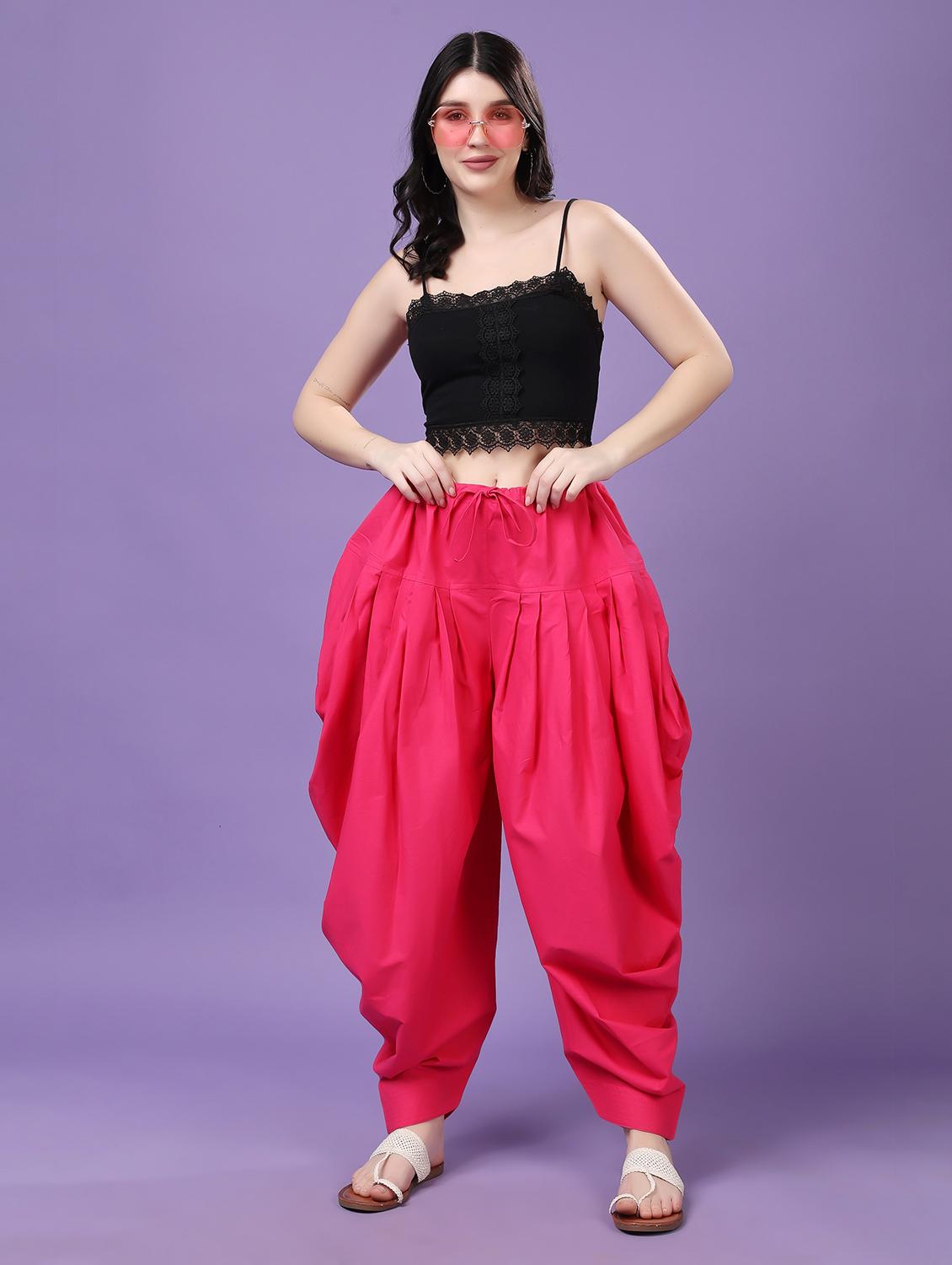 women solid mid rise patiyala salwar - 22061370 - Standard Image - 5