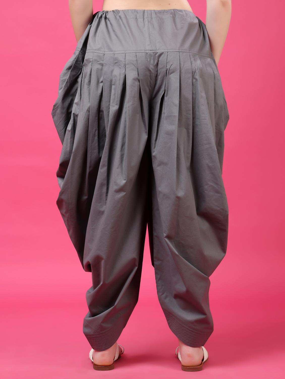 women solid mid rise patiyala salwar - 22061371 - Standard Image - 3