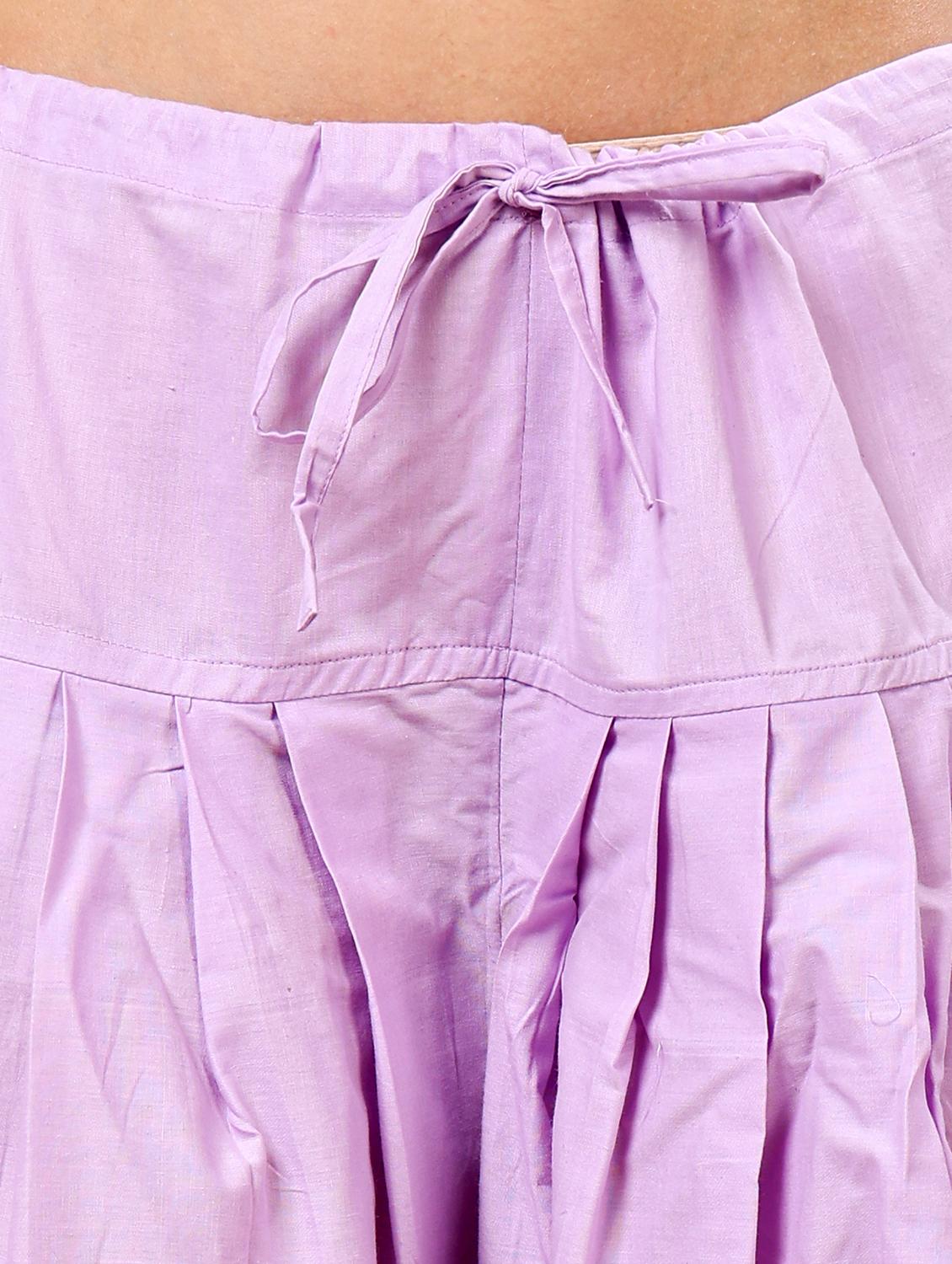 women lavender solid patiyala salwar - 22061372 - Standard Image - 5