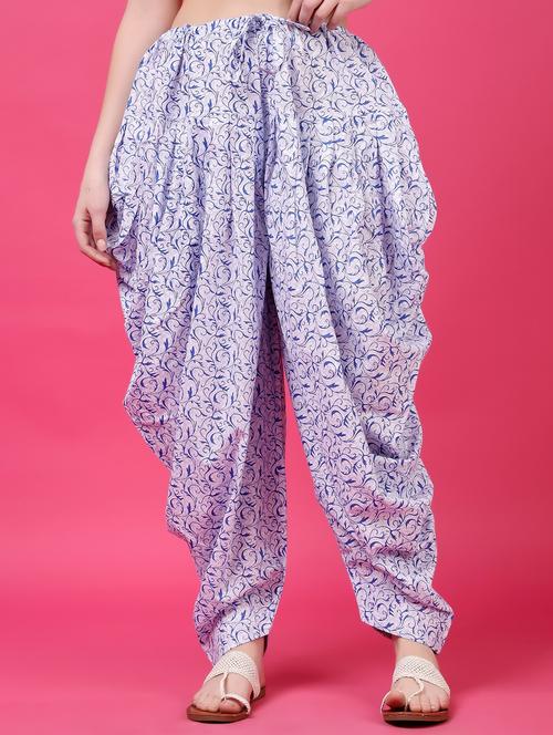 women printed mid rise patiyala salwar - 22061376 - Standard Image - 0