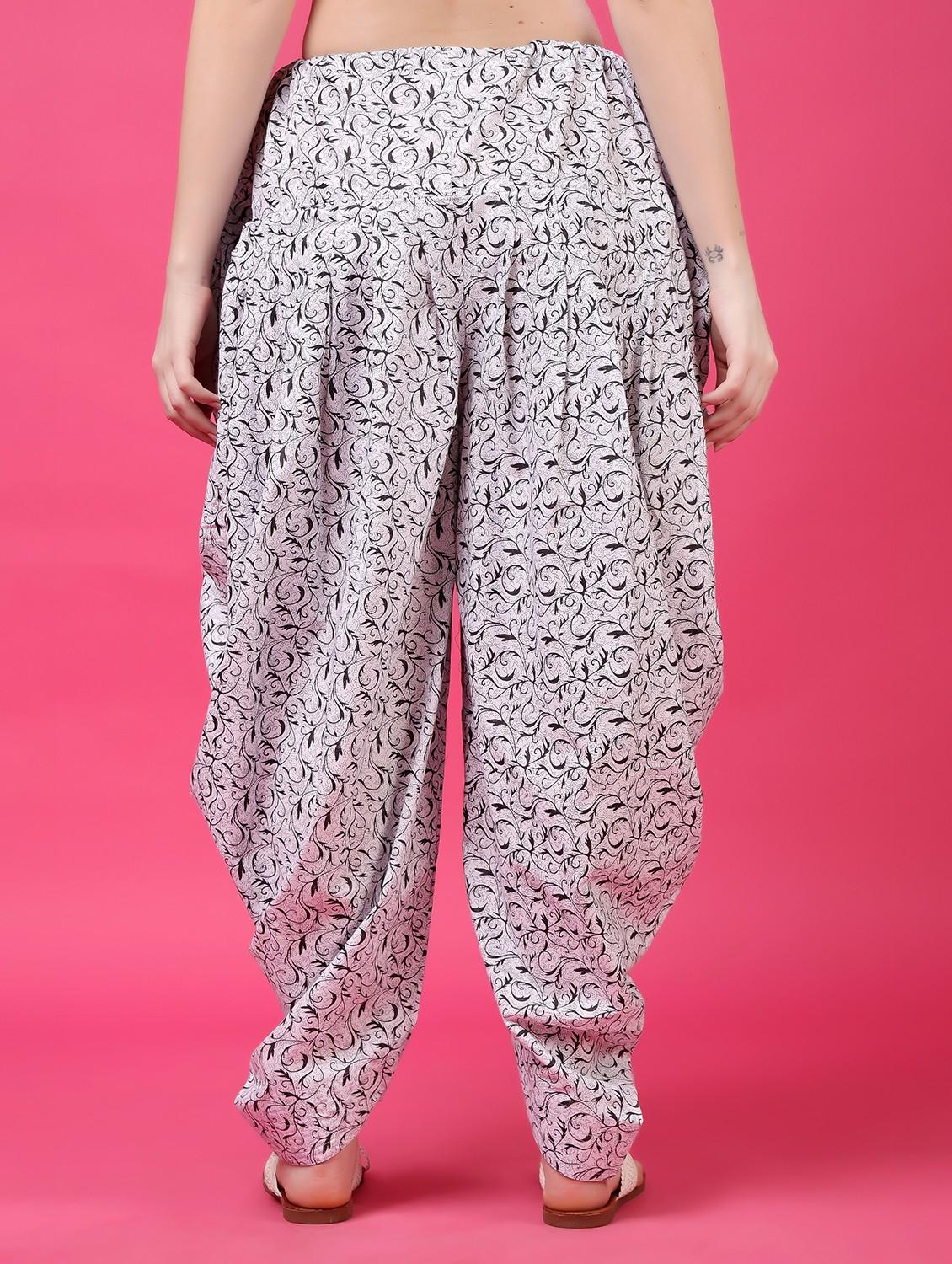women printed mid rise patiyala salwar - 22061377 - Standard Image - 3