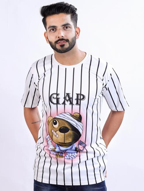men printed short sleeve regular fit t-shirt - 22061393 - Standard Image - 0
