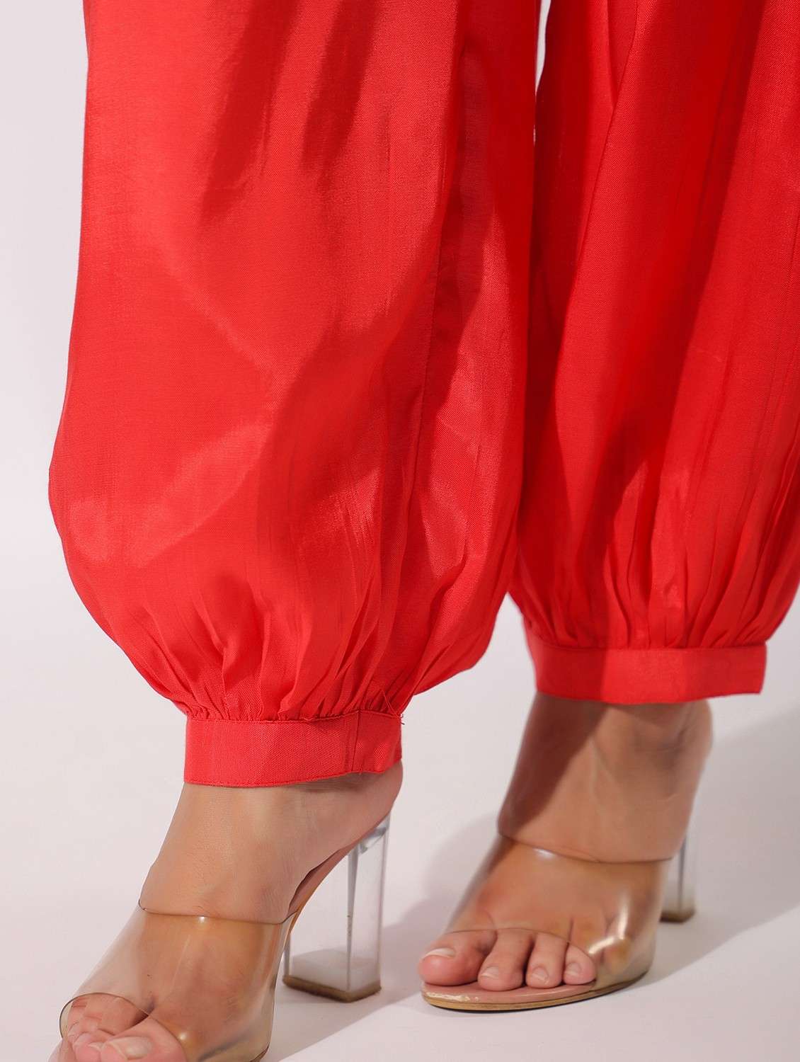 women floral printed three quarter sleeve kurta salwar set - 22061515 -  Standard Image - 3