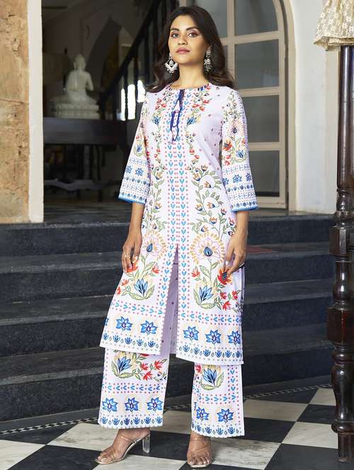 purple cotton coord set - 22061543 - Standard Image - 0