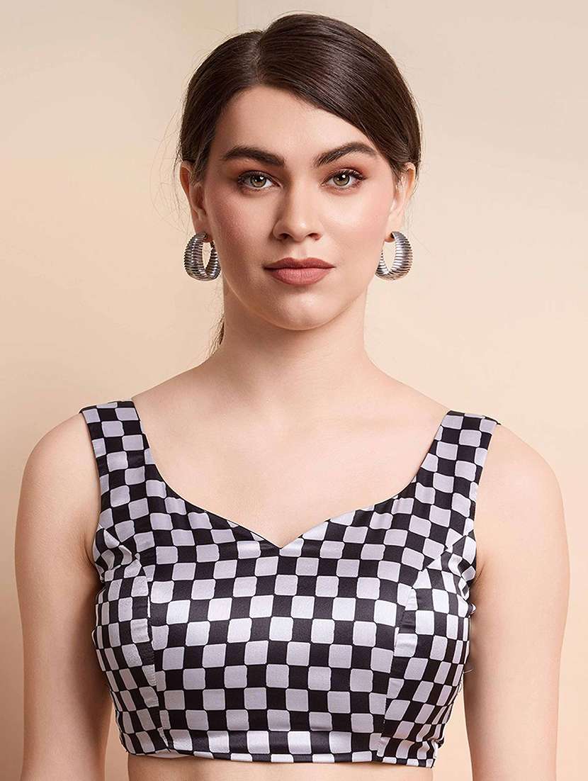 women printed casual wear saree with blouse - 22061638 -  Standard Image - 3