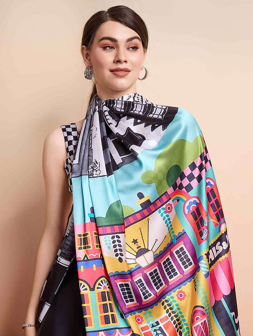 women printed casual wear saree with blouse - 22061638 -  Standard Image - 5