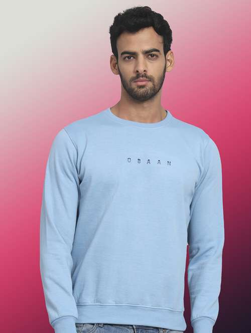 men printed long sleeve regular fit sweatshirt - 22061703 - Standard Image - 0