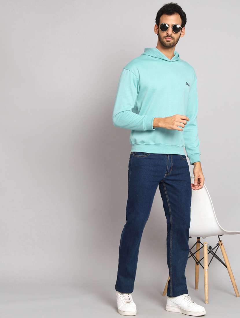 men printed long sleeve hooded sweatshirt - 22061718 - Standard Image - 3
