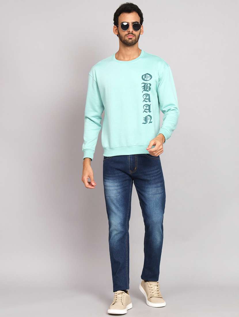 men printed long sleeve regular fit sweatshirt - 22061731 -  Standard Image - 3