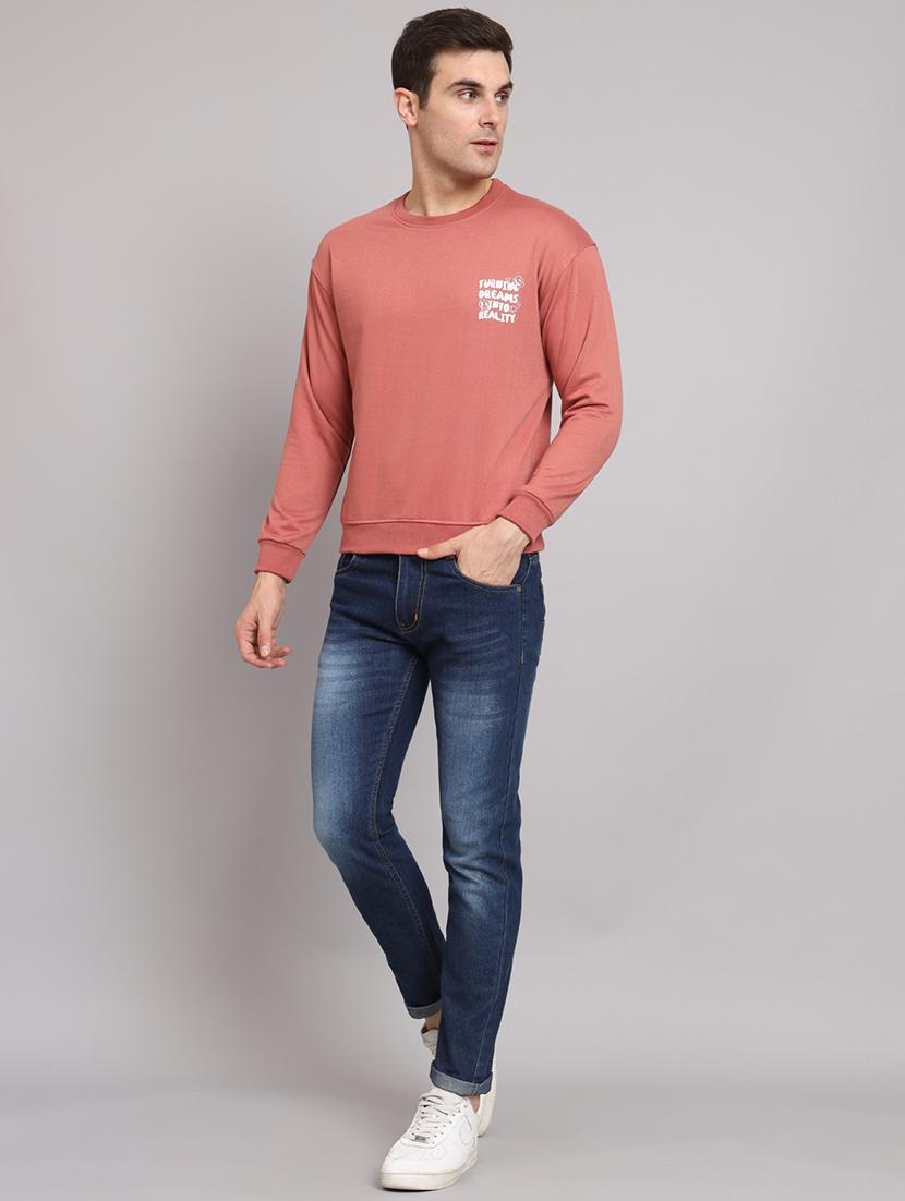 men printed long sleeve regular fit sweatshirt - 22061739 - Standard Image - 3