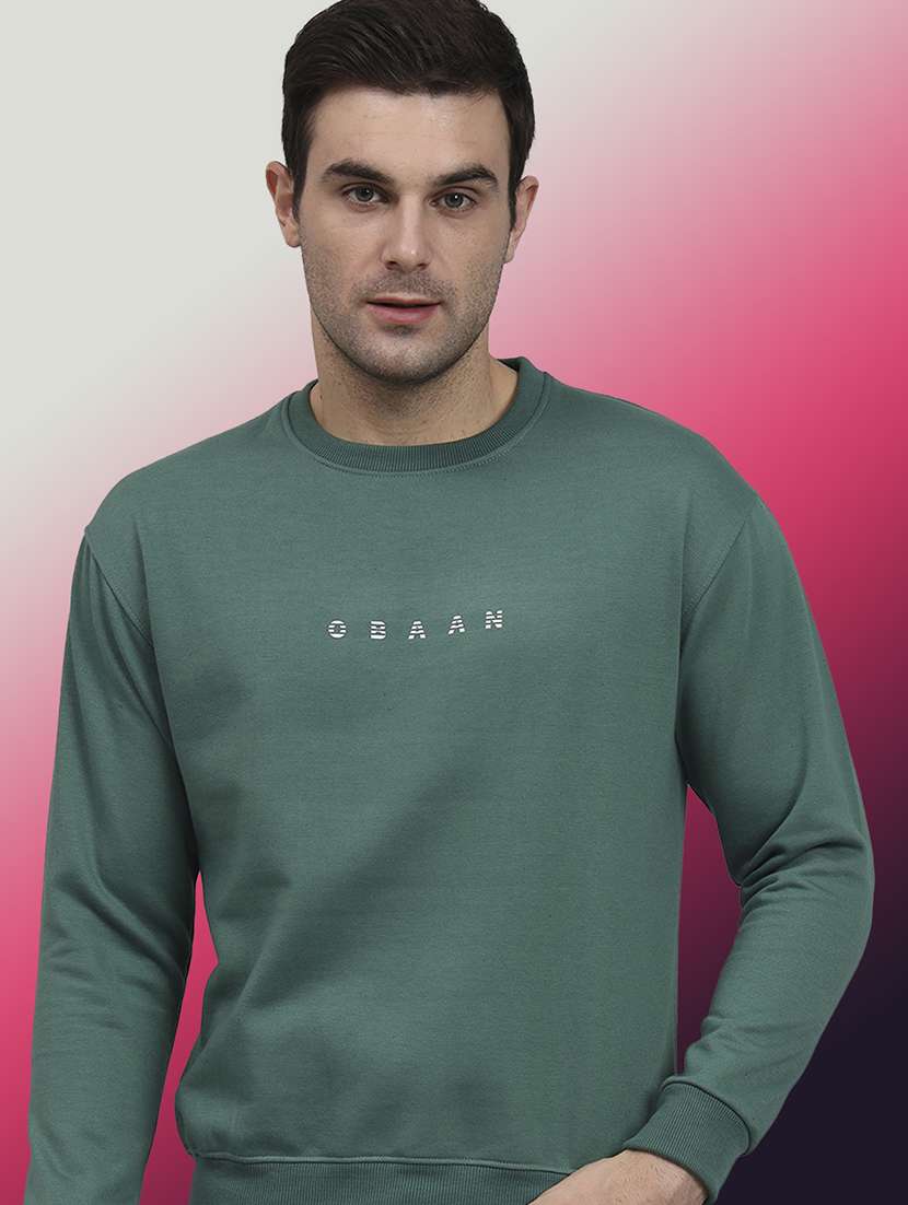 men printed long sleeve regular fit sweatshirt - 22061740 -  Zoom Image - 0