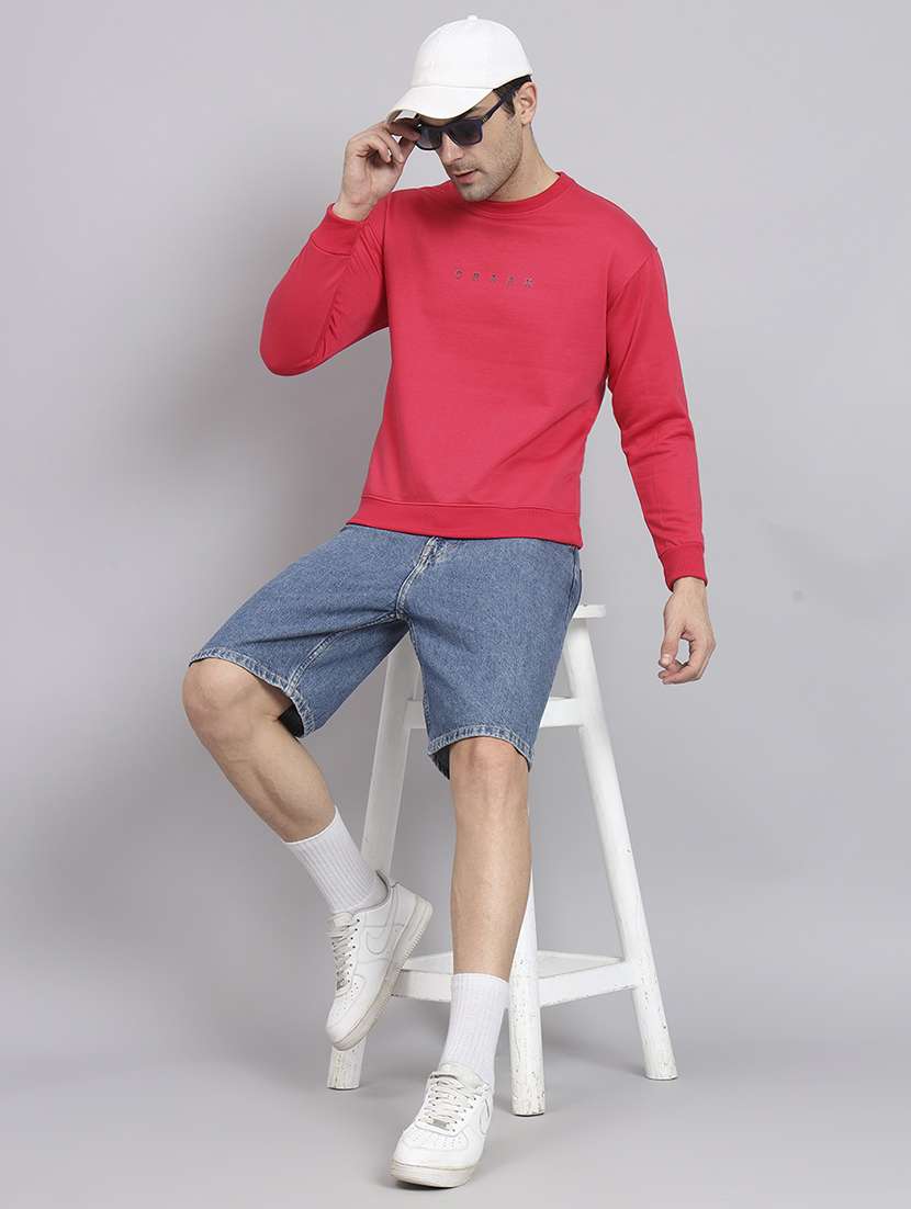 men printed long sleeve regular fit sweatshirt - 22061747 -  Standard Image - 3