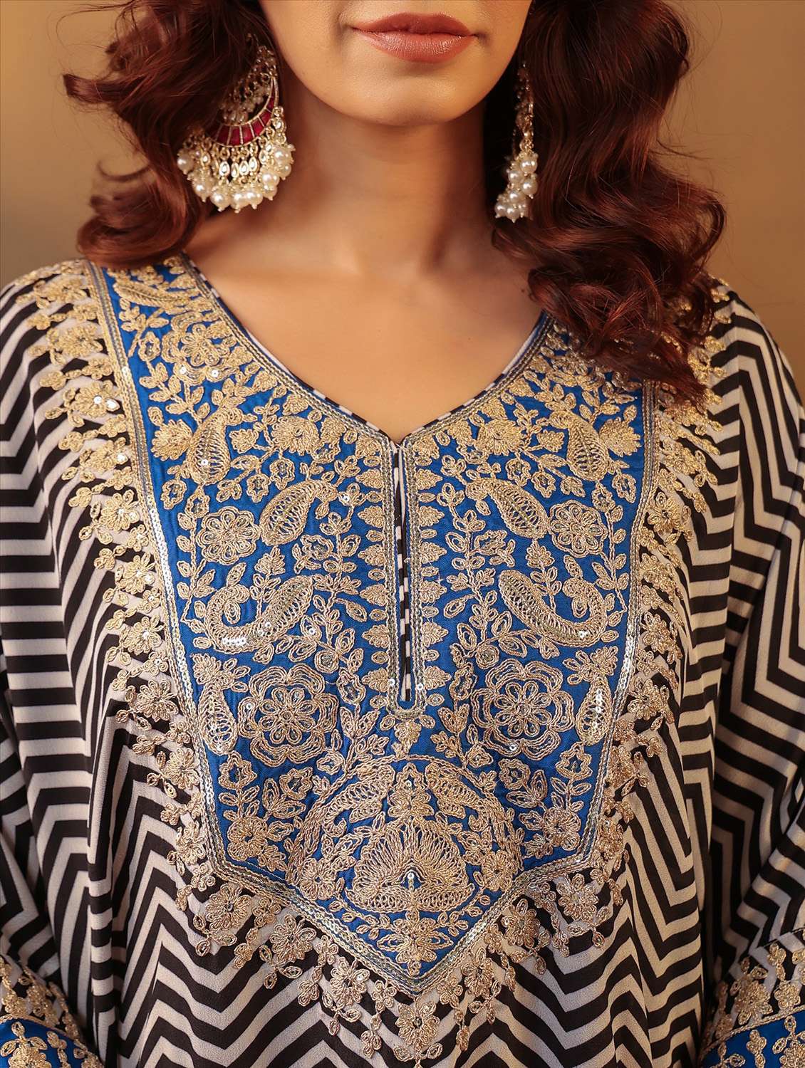 blue silk blend coord set - 22062029 - Standard Image - 5
