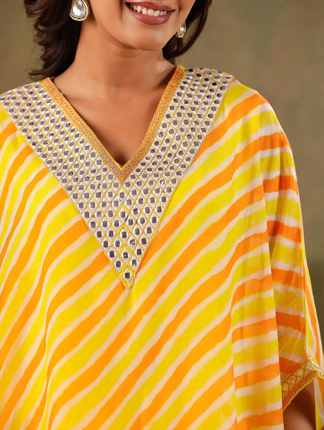 yellow silk blend coord set - 22062031 - Standard Image - 5