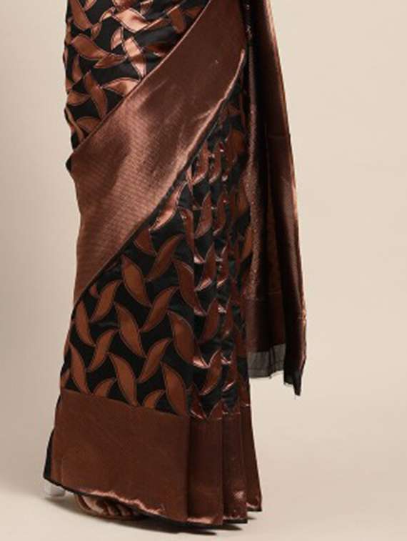 women self design banarasi saree with blouse - 22062121 - Standard Image - 3