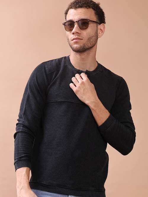 men solid long sleeve t-shirt - 22062285 -  Standard Image - 0