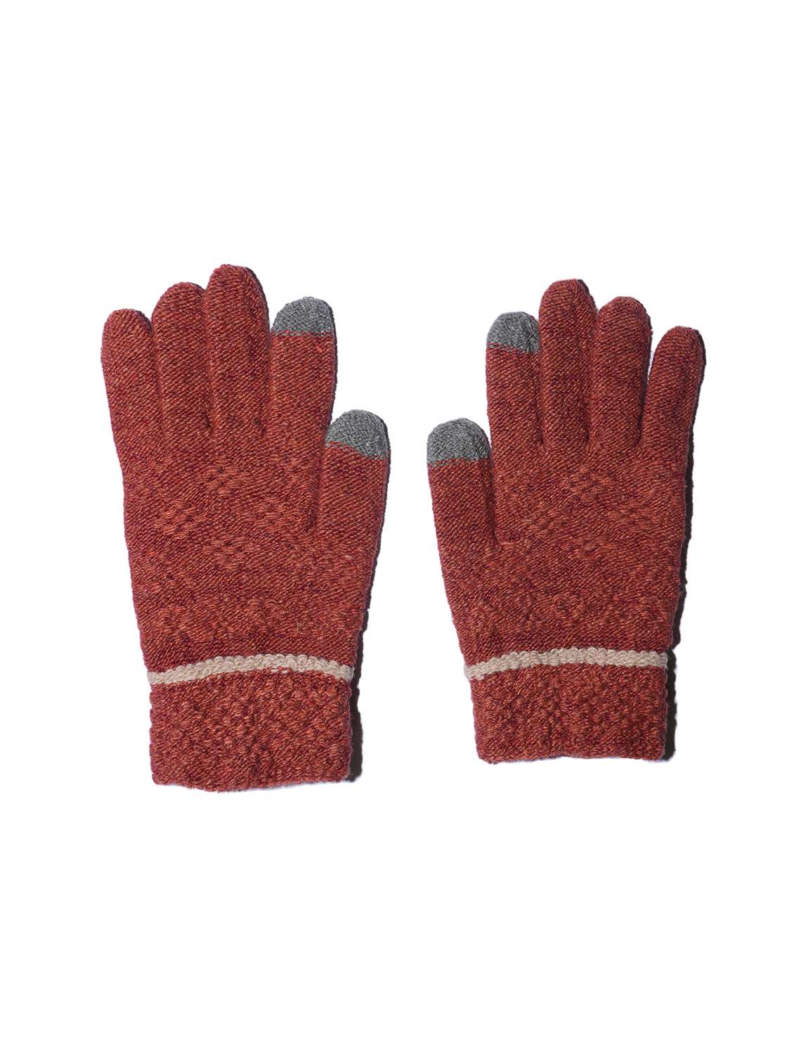 girls self design winter gloves