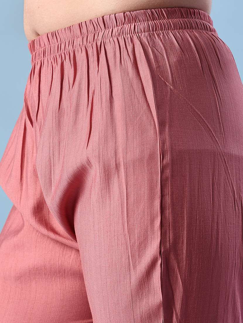 women three quarter sleeve kurta and pant with dupatta  - 22062514 -  Standard Image - 5