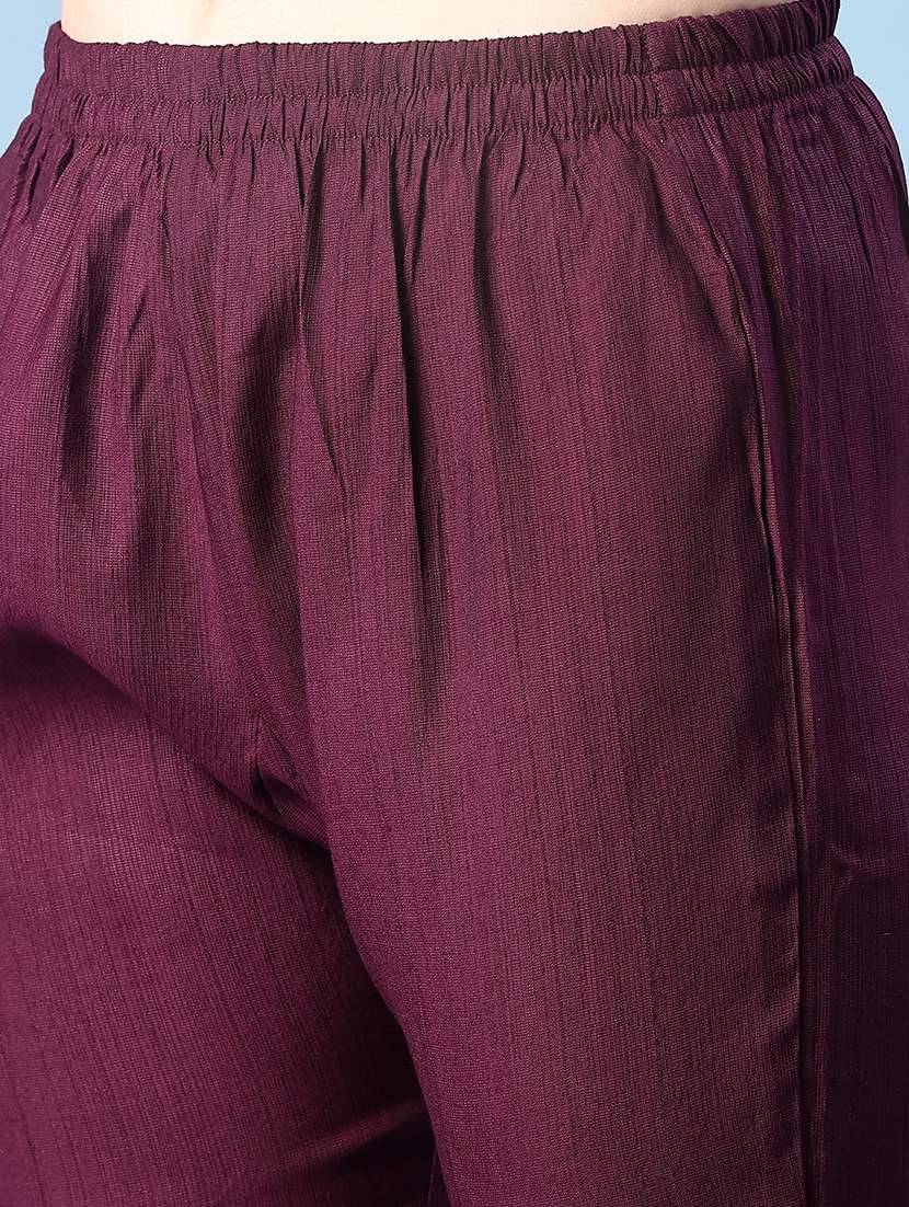 women three quarter sleeve kurta and pant with dupatta  - 22062515 -  Standard Image - 5