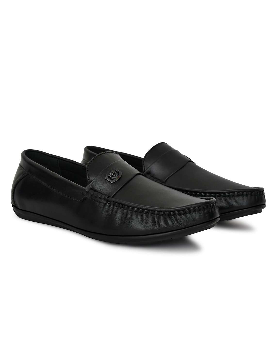 men black slip on loafer - 22062639 - Standard Image - 3