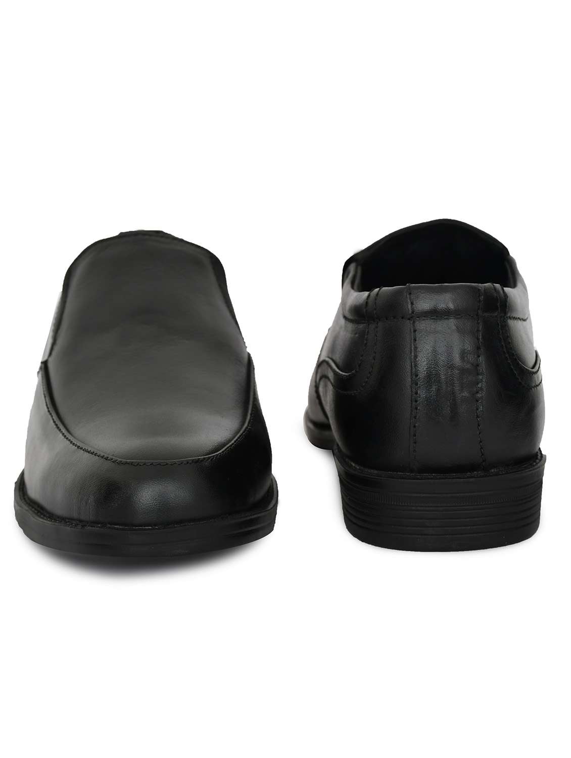 men black slip on formal shoe - 22062641 - Standard Image - 5