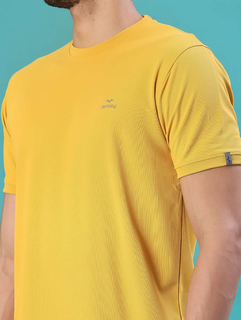men solid short sleeve regular fit t-shirt - 22063248 -  Standard Image - 3