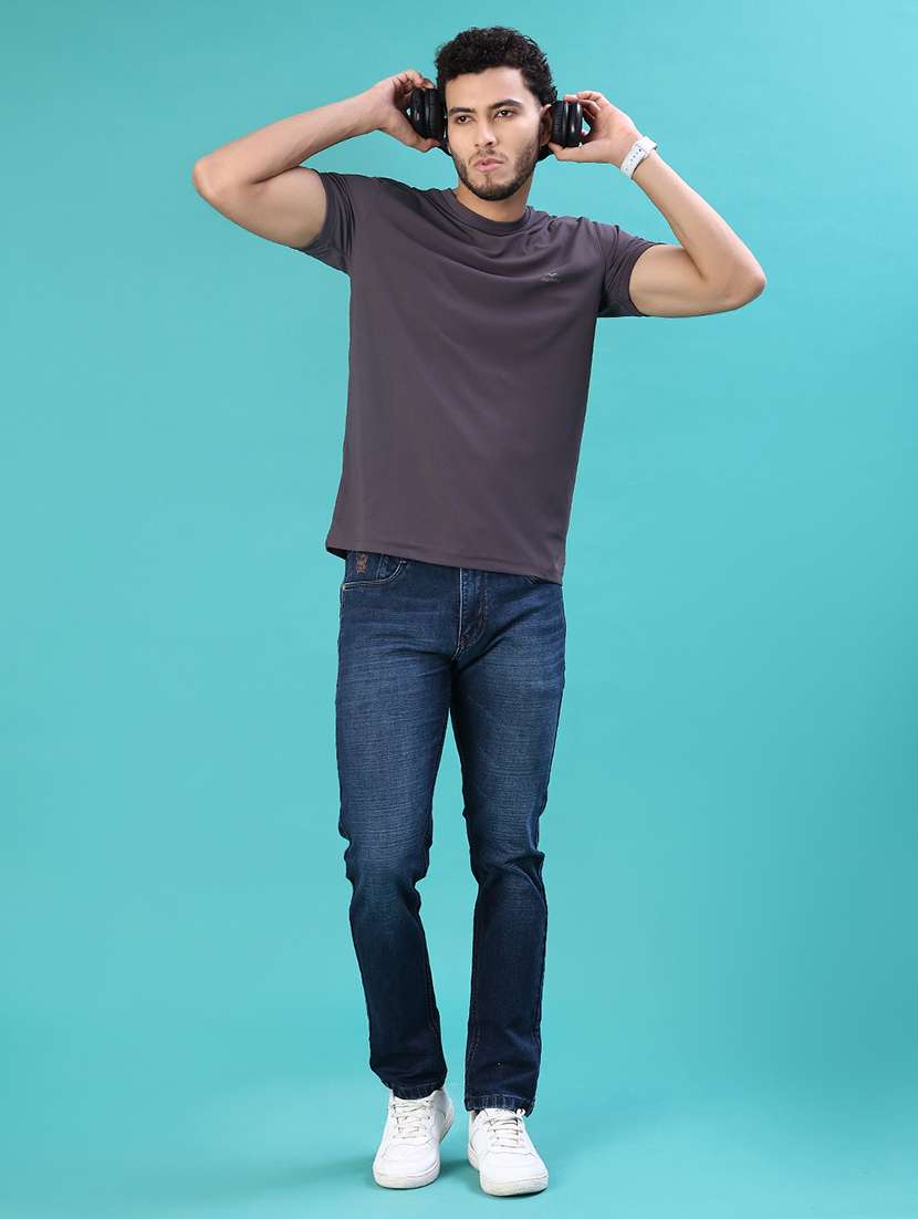 men solid short sleeve regular fit t-shirt - 22063253 -  Standard Image - 3