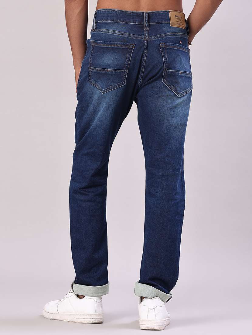 men washed mid rise full length jeans - 22063354 -  Standard Image - 3