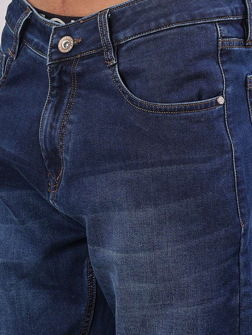 men washed mid rise full length jeans - 22063354 -  Standard Image - 5