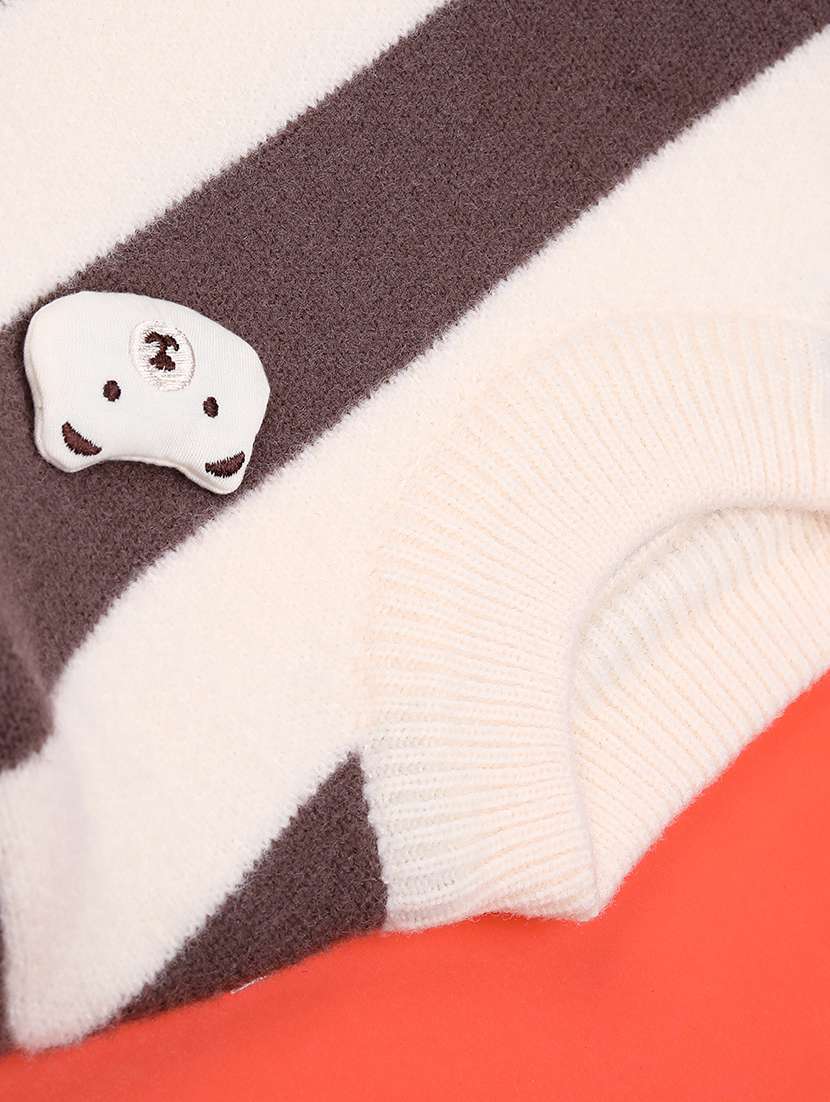 girls striped long sleeve sweater - 22063470 -  Standard Image - 3