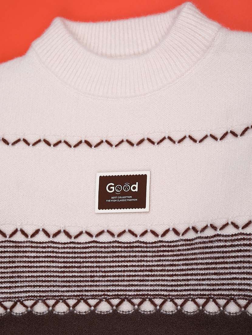 girls self designed long sleeve sweater - 22063471 -  Standard Image - 3