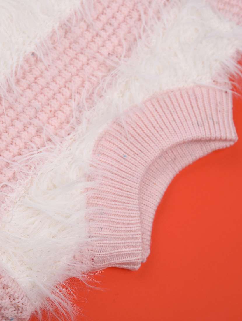 girls self designed long sleeve sweater - 22063522 -  Standard Image - 3