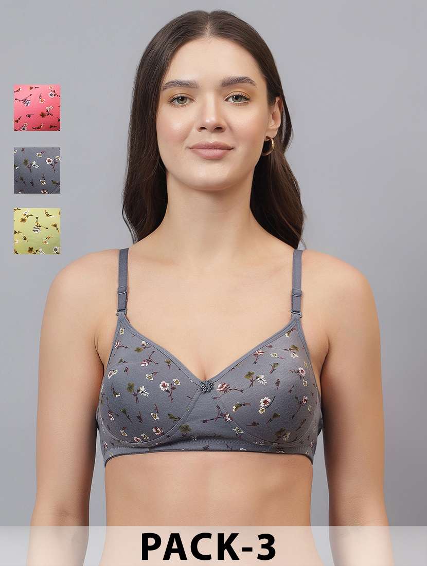 women pack of 3 nono padded t-shirt bra