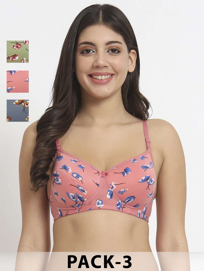 women pack of 3 nono padded t-shirt bra