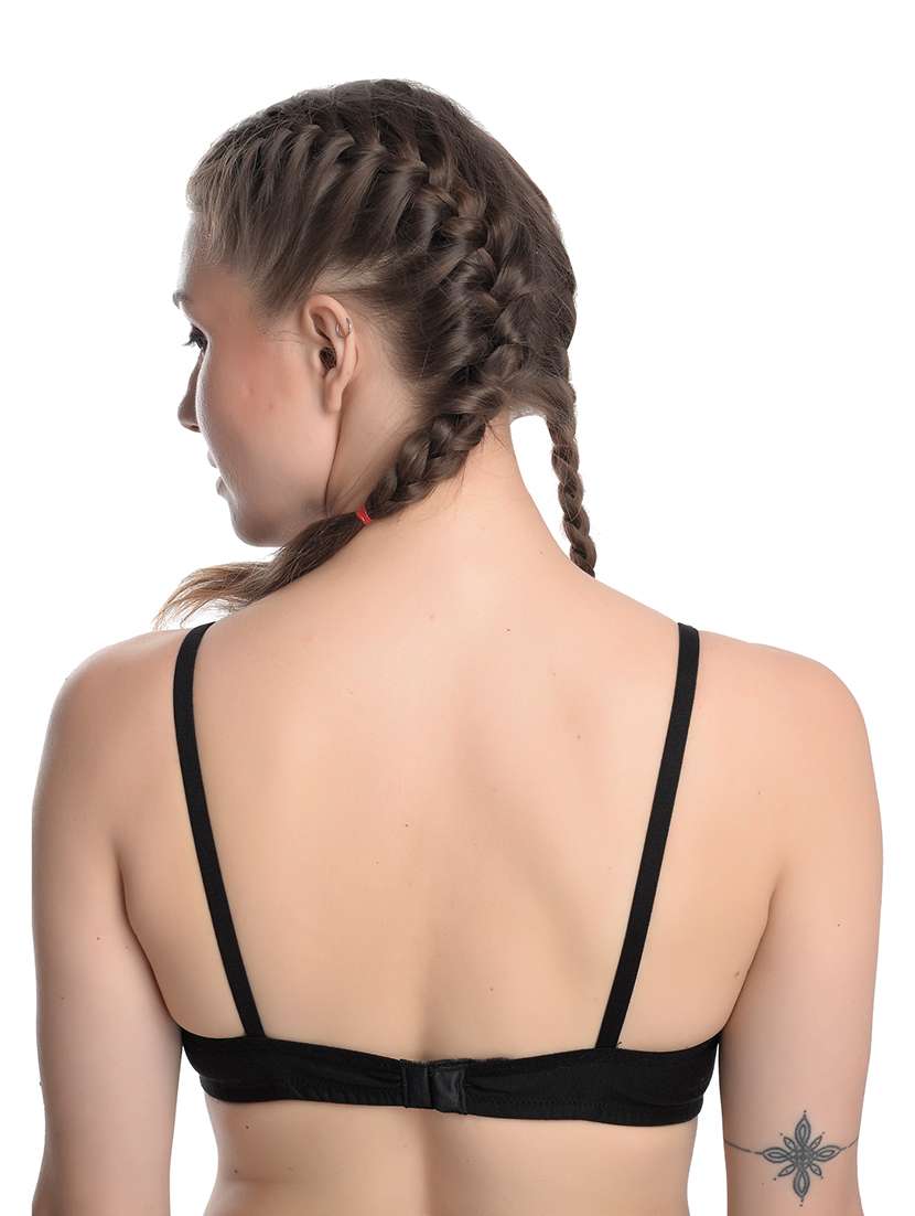 women pack of 3 solid lightly padded t-shirt bra - 22063571 -  Standard Image - 5