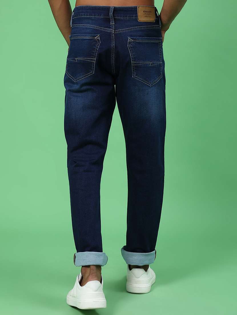 men washed mid rise full length jeans - 22063683 -  Standard Image - 3