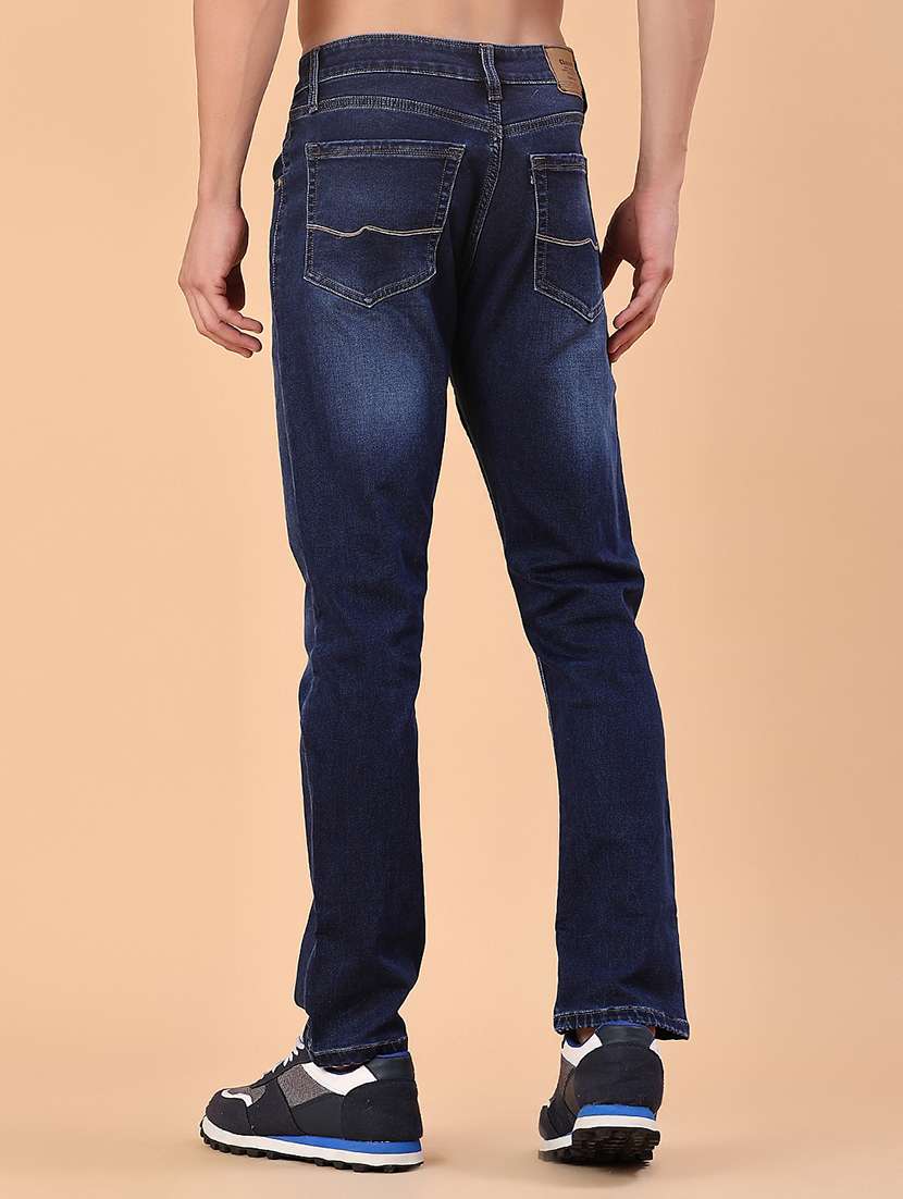 men washed mid rise full length jeans - 22063684 -  Standard Image - 3
