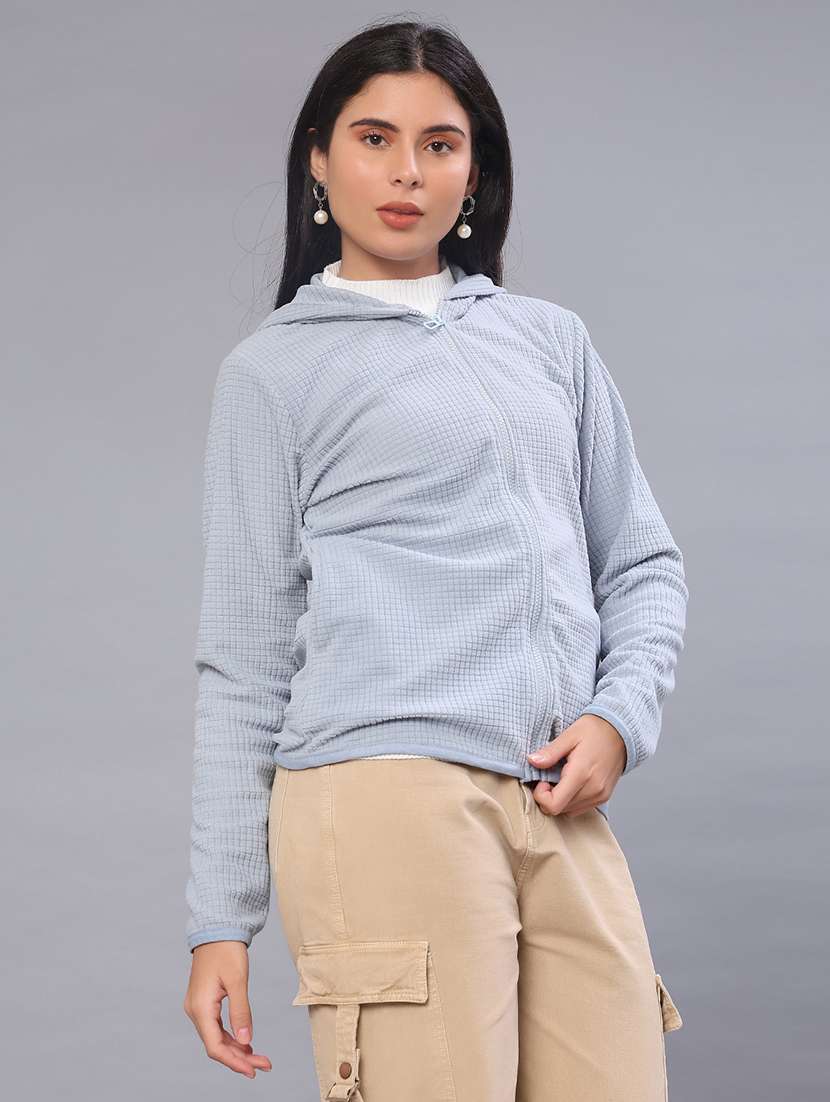 women self design long sleeve sweatshirt