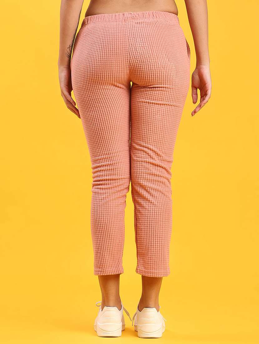 women solid mid rise pajama - 22063784 -  Standard Image - 3