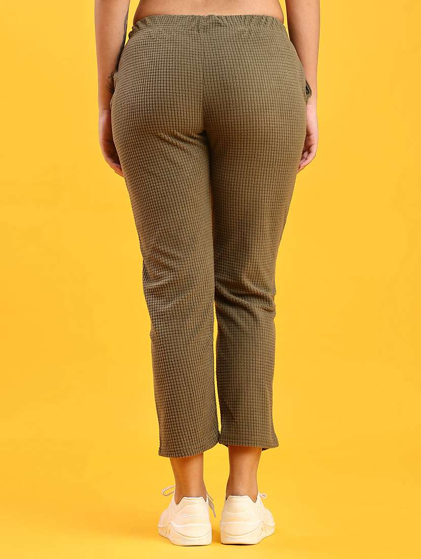 women solid mid rise pyjama - 22063786 -  Standard Image - 3