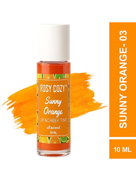 rosy cozy orange tint lip gloss