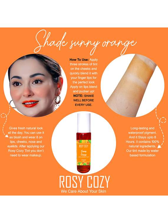 rosy cozy orange tint lip gloss - 22063870 -  Standard Image - 3