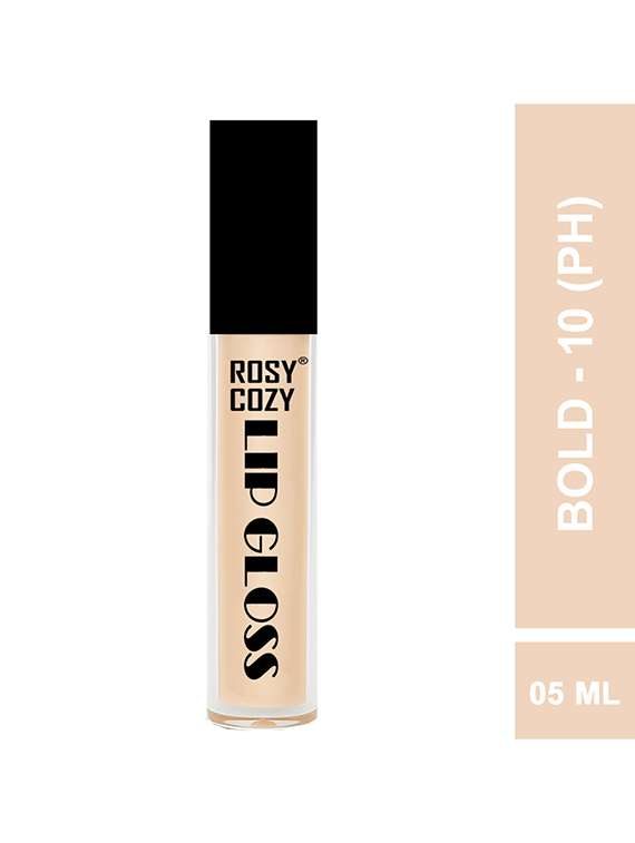 rosy cozy women pink lip gloss