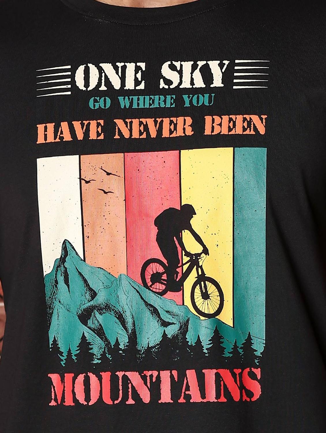 men printed short sleeve regular fit t-shirt - 22063905 - Standard Image - 5
