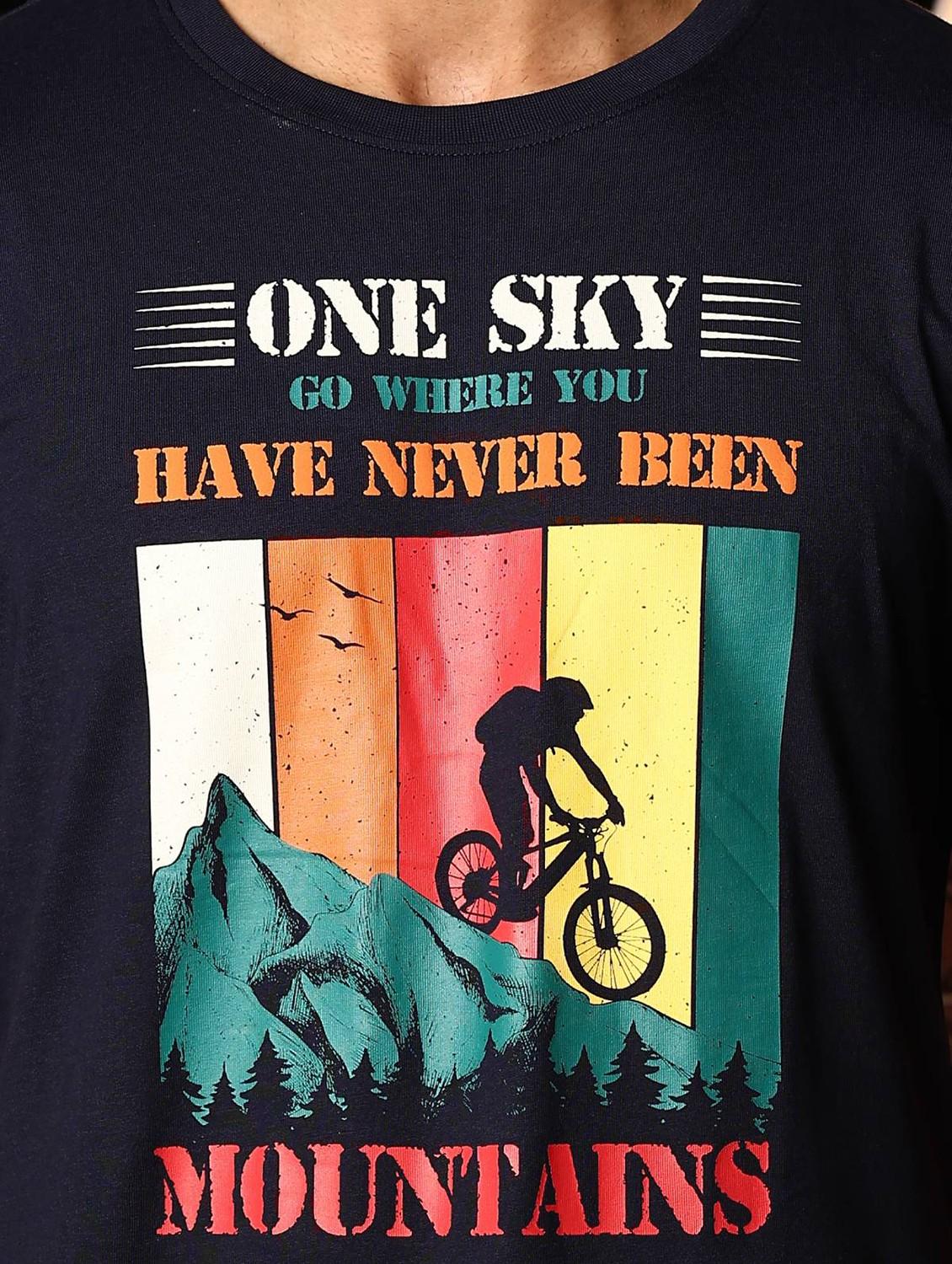men printed short sleeve regular fit t-shirt - 22063906 - Standard Image - 5