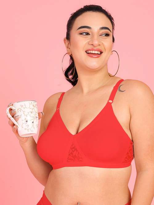 women plus size solid non padded bra - 22064192 - Standard Image - 0