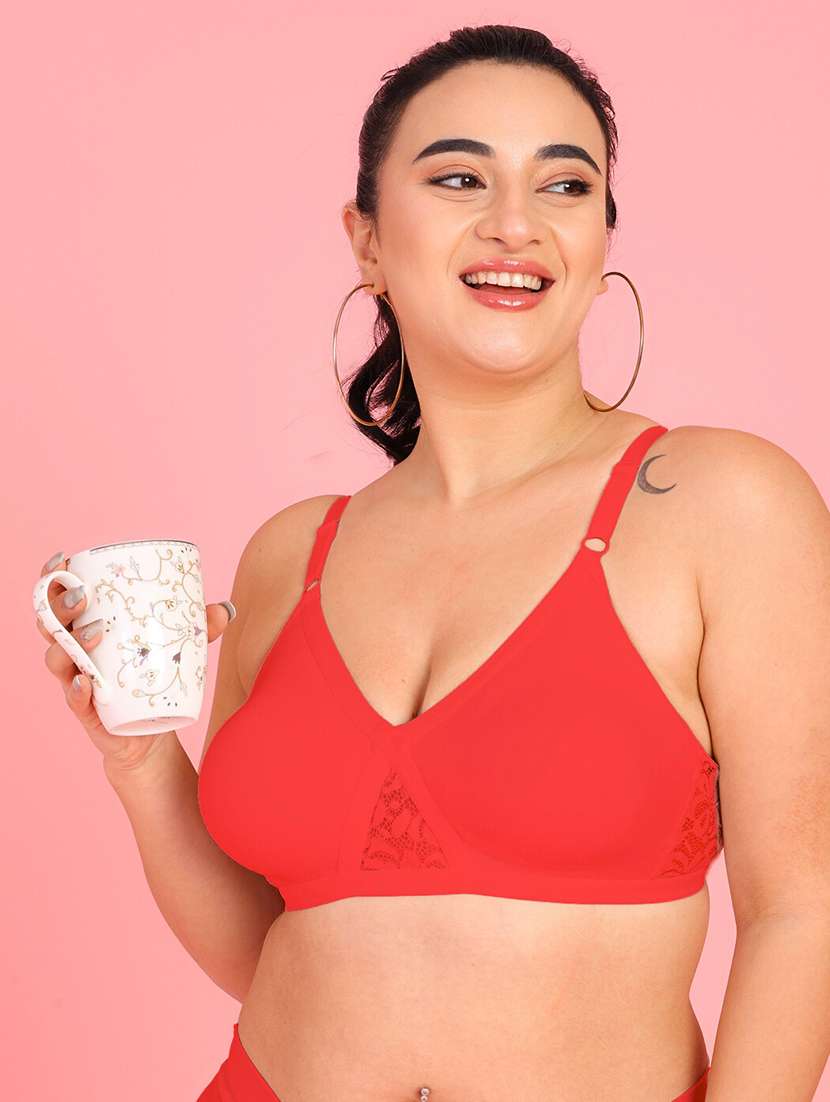 women plus size solid non padded bra - 22064192 - Zoom Image - 0