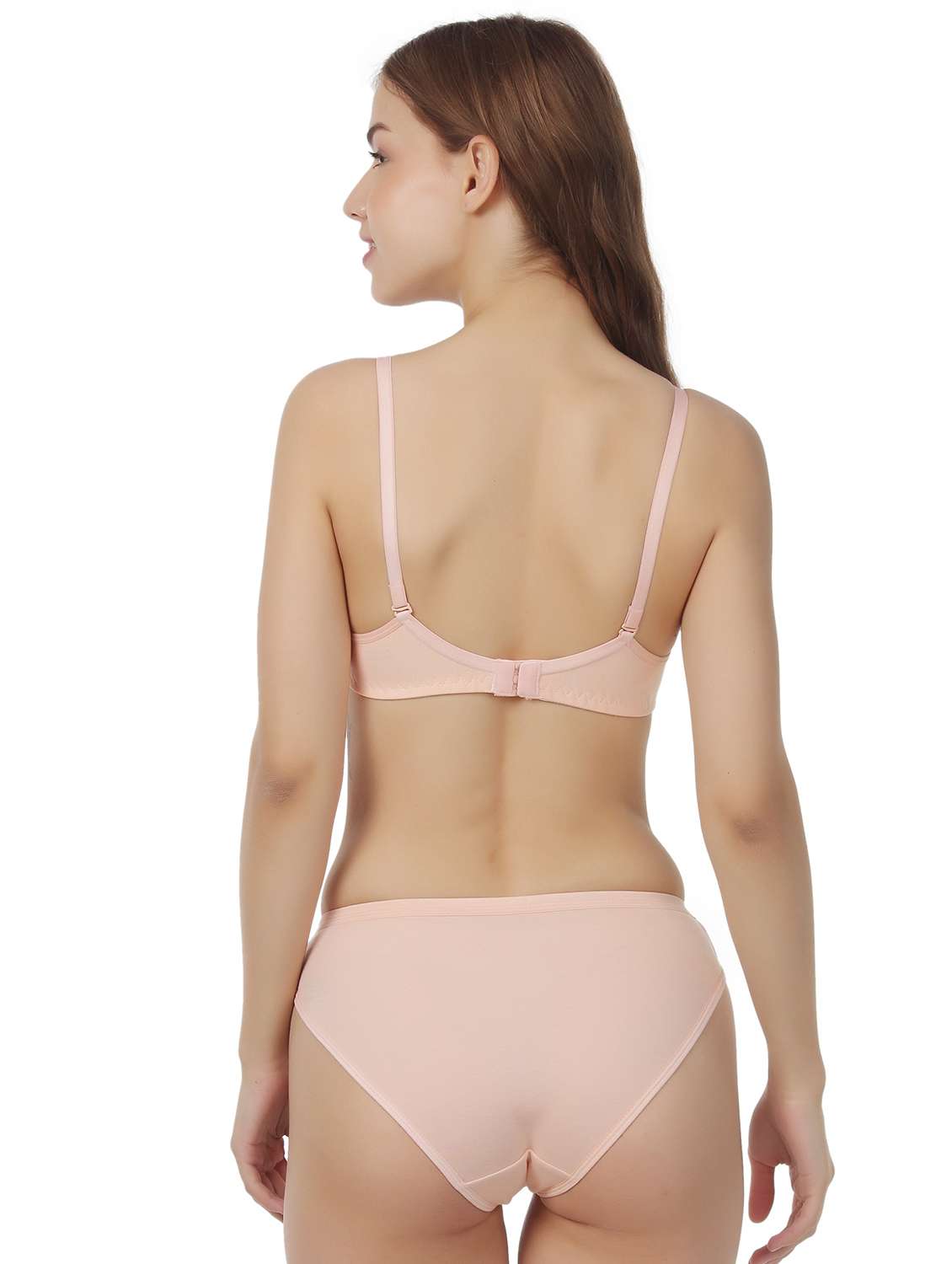 women pack of 3 solid bra and panty set - 22064473 -  Standard Image - 3