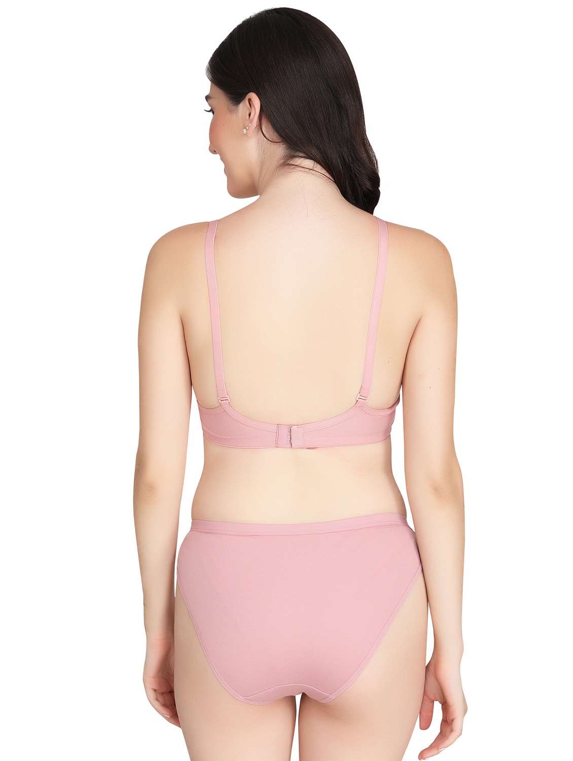 women pack of 2 solid bra and panty set - 22064608 -  Standard Image - 3